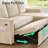L-shape 81" Wide Space-Saving Sleeper Sofa Upholstered Pull-out Sofa Bed-530708314