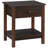 End Table with Drawer, Side Table with Top and Bottom Shelf for Small Spaces