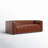 Beatryce 80" Genuine Leather Tuxedo Arm Sofa-1586809101