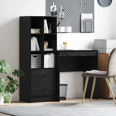 Desk With Storage With Drawer 2 Pcs 70 X 40 X 76 Cm