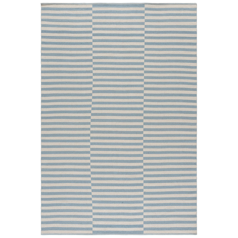 Dunkin Striped Cotton Hand Woven Area Rug, Rectangle 183 X 274 cm