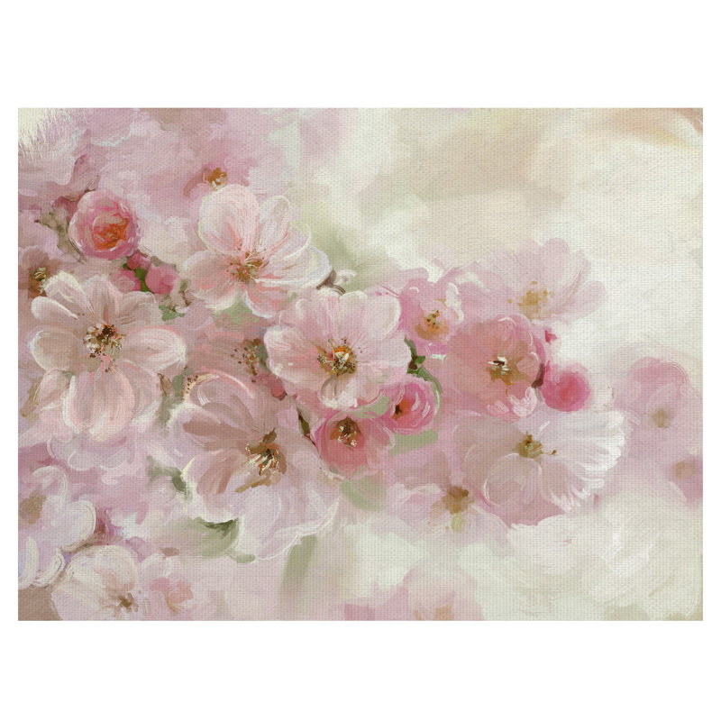 « japanese cherry tree »-sans cadre, reproduction d’art sur toile, H 30 po x l 40 po x P 1,5 po