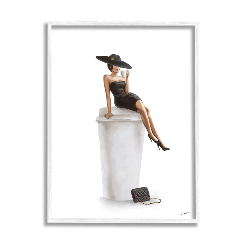 Art mural texturé à la giclée par Ziwei Li_aq-521, H 20 po x l 16 po x P 1,5 po, Giclée encadrée blanc bord de mer
