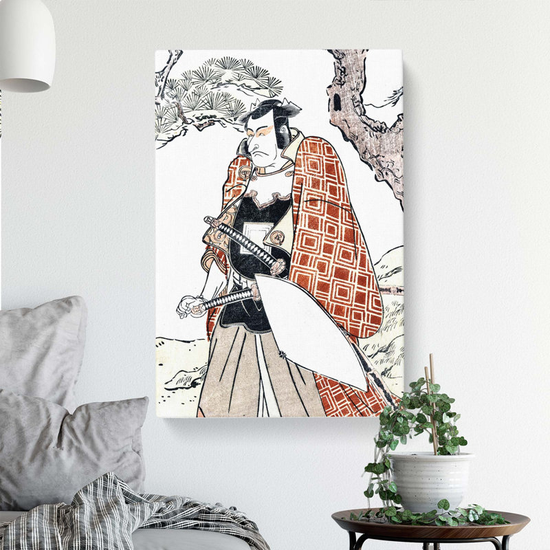 Danjuro As A Warrior by Ohara Koson - Wrapped Canvas, 60cm H x 40cm W x 3cm D