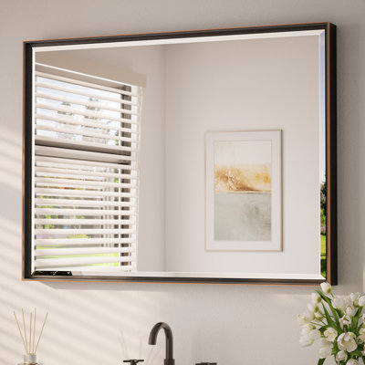 Areiona Beveled Bathroom Accent Vanity Mirror