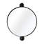 Miroir en métal rond