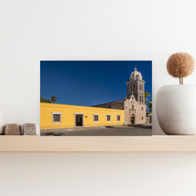 Mision De Nuestra Senora De Loreto Concho - Downtown Loreto, Baja California Sur, Mexico Abstract Contemporary Palm Tree Architecture Landscape Wal...