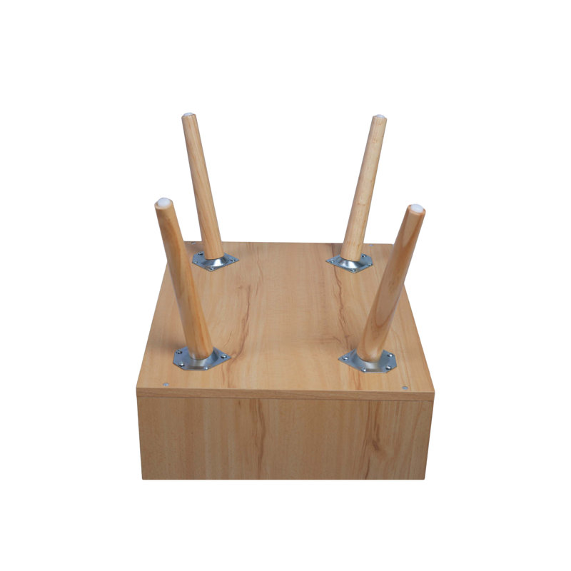 Kamanda Boho Nightstand with Caned Drawers