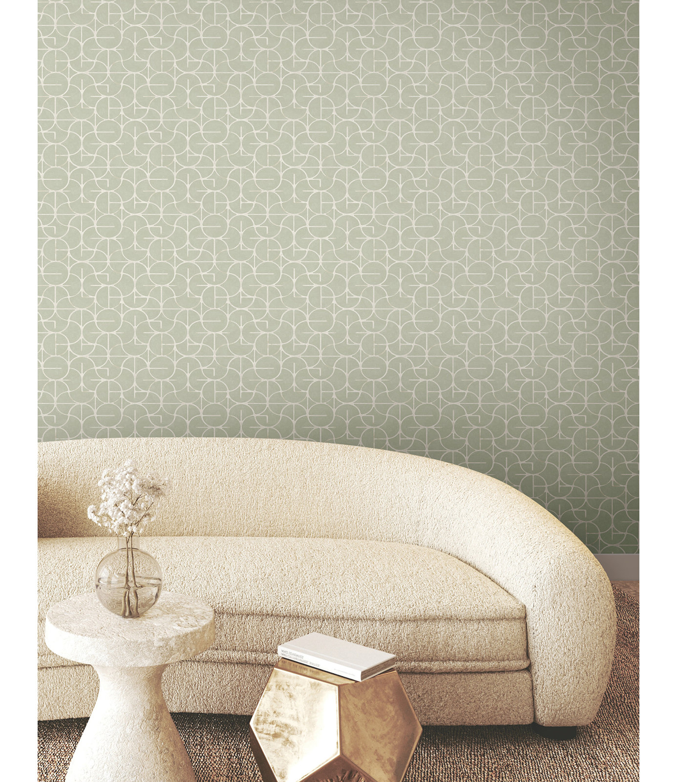 Teddy Wallpaper Double Roll, Zest