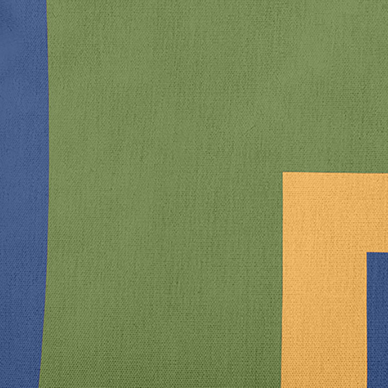 Housse et insert de coussin rectangulaire en polyester pour l'intérieur et l'extérieur, Bleu marine