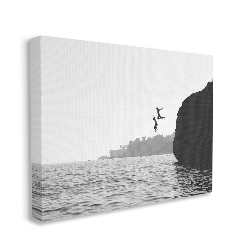 «Diving Ocean Cliff» par Sissi et Seb, H 36 po x l 48 po