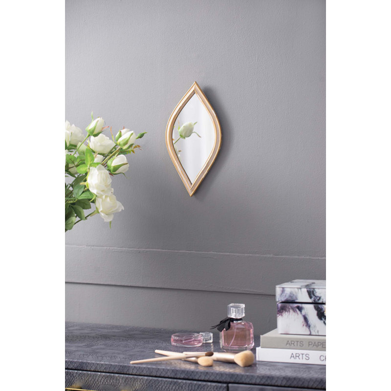 Petit miroir décoratif mural, 9,6 po x 4,7 po