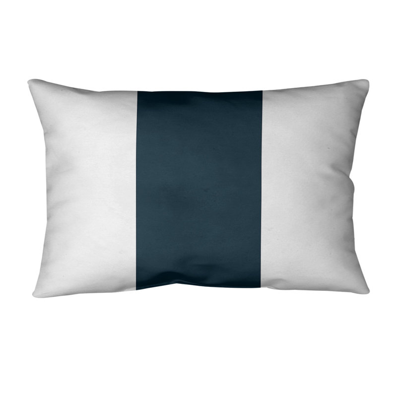 Housse de coussin lombaire Atlanta, Houston, Danube clair / gris foncé