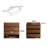 Roanoke 3-tier Drawer Dressing Table With Open Storage Shelf