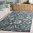 Joosten Hand Tufted 0.8 Wool 0.2 Cotton Floral Rug-1211151027