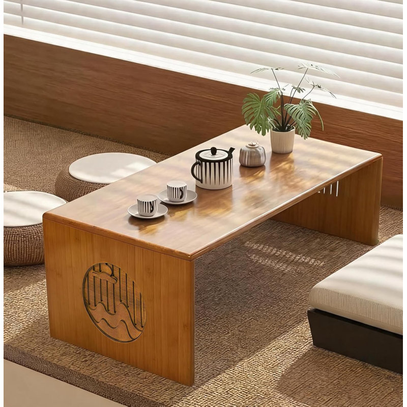 Folding Coffee Table, Japanese Floor Table Small,80cm