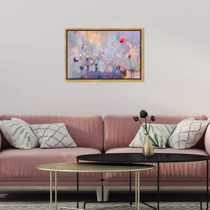 Infiniment divin par Michaela Nessim - impression sur toile tendue, H 24 po x l 36 po, Encadrement doré