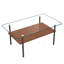 Modern glass coffee table-130837465