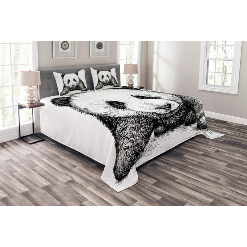 Ebern Designs Fujii Bedspread with Pillow Shams, 220 x 264 cm