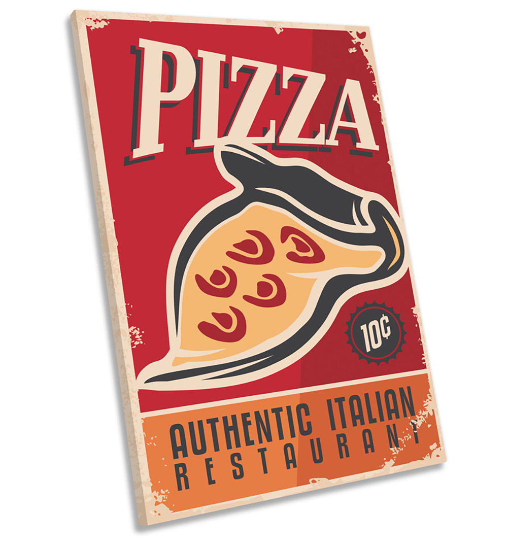 Pizza Italian Kitchen - Wrapped Canvas Print