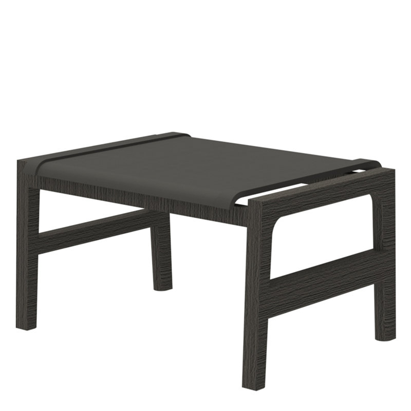 Seashore N-Dura Ottoman, Black, Black