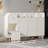 French-style cream-colored storage shoe cabinet-2033934813