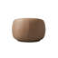 Fauteuil demi-tonneau pivotant en cuir
