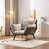 Brown Polyester Blend/Faux Leather selected