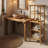 Handcrafted Natural Bamboo 5-tier free-standing Shelf