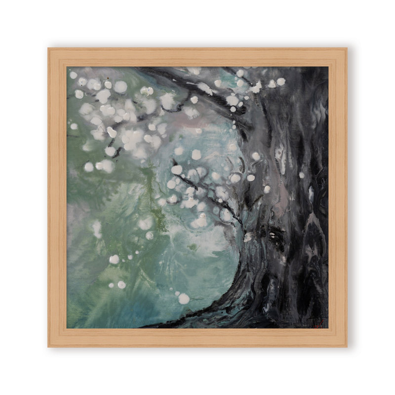 Nature Inspired "Luminous Roots" Canvas Wall Art By , 12" H x 12" W x 1.125" D, Framed Print, Beige