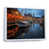 White Floater Framed