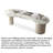 Cream Style Rock Slab Desk