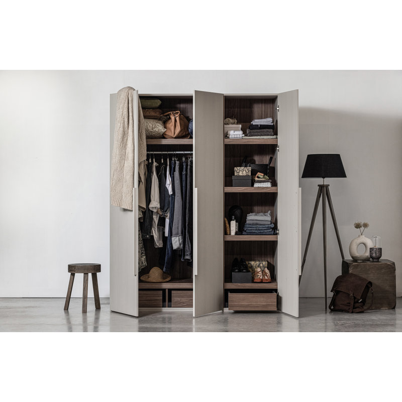  3 Door Corner Wardrobe