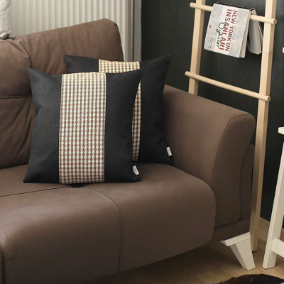 Ensemble de 2 housses de coussins centraux