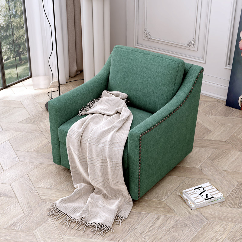 Fauteuil pivotant à 360 degrés, Vert