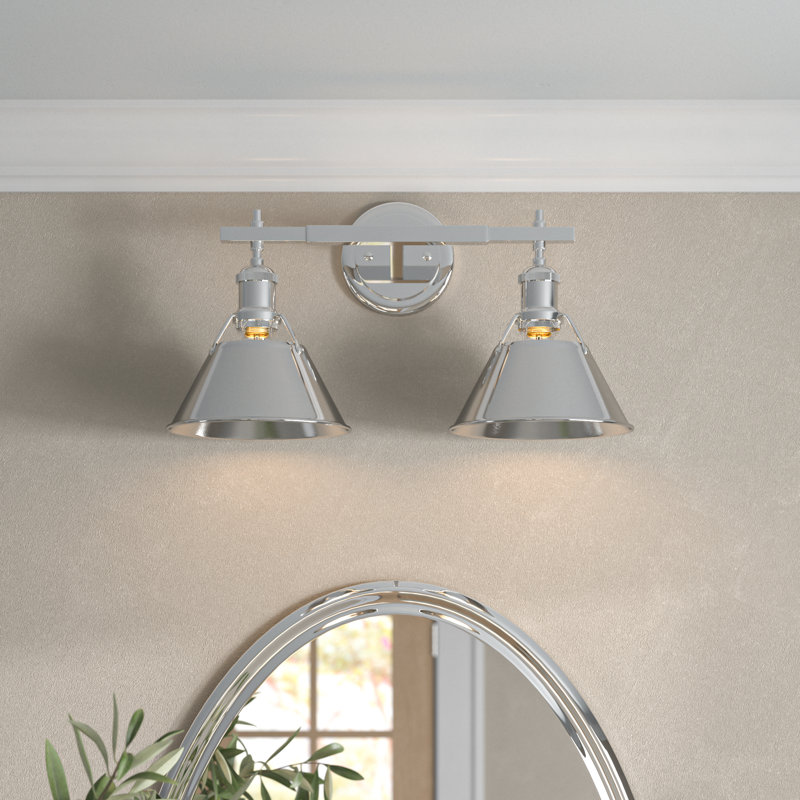 Weatherford 2 - Light Dimmable Vanity Light, Chrome, Chrome