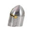 Casque chevalier croisé en métal argenté