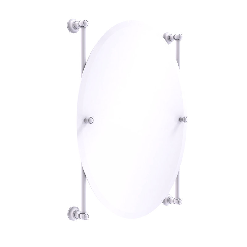 Miroir de salle de bain Freyja, Blanc mat