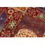 Tapis rouge / mauve en laine noué à la main à motif oriental 10 pi 3 po x 13 pi 11 po Maart
