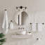 Ensemble de meuble-lavabo traditionnel de 23,75 po avec quincaillerie de salle de bain Bangert (5 pièces)-1839077240