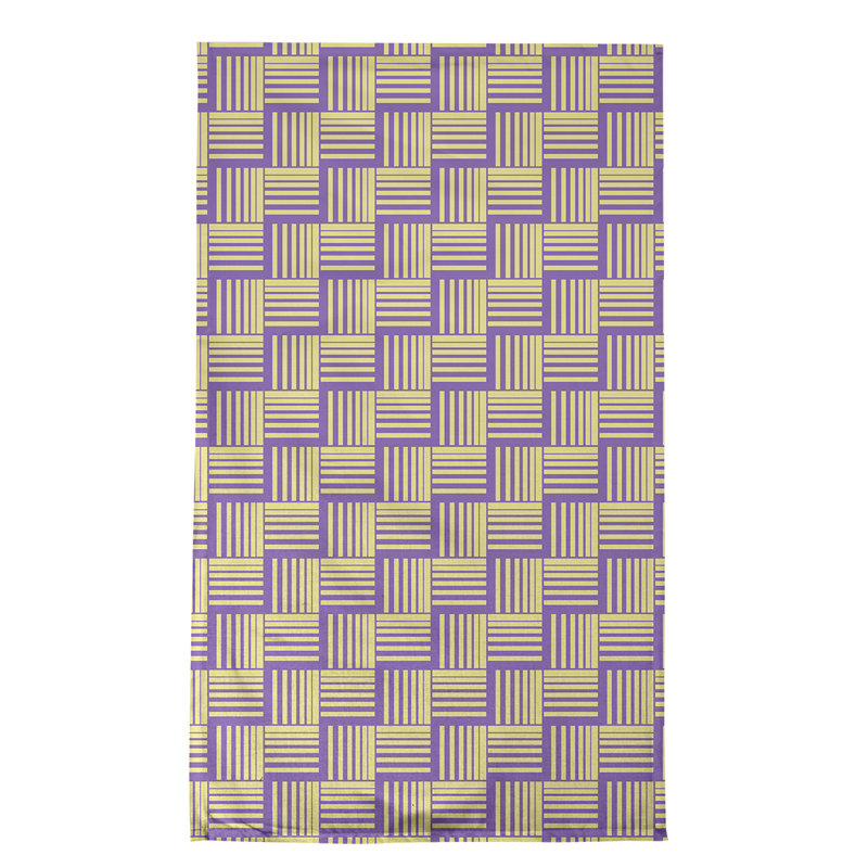 Jaya Tea Towel Kitchen Towel, Violet/Yellow/Purple, Poly Twill