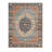 Blue Medallion Hand Woven Area Rug-1421860277