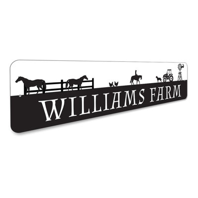 Family Farm Name Aluminum Sign