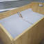 Children Infant Changing Table with Pad, Wooden Changing Table, Natural, Optiona Install Castors