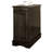 Transitional Side Table With Charging And Cup Holder - Gray Color Rectangular Outlet-255779662