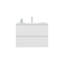 Meuble-lavabo 2 tiroirs, blanc-444324404