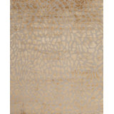 Modern Tibet III Hand Knotted Abstract Area Rug in Gold/Beige