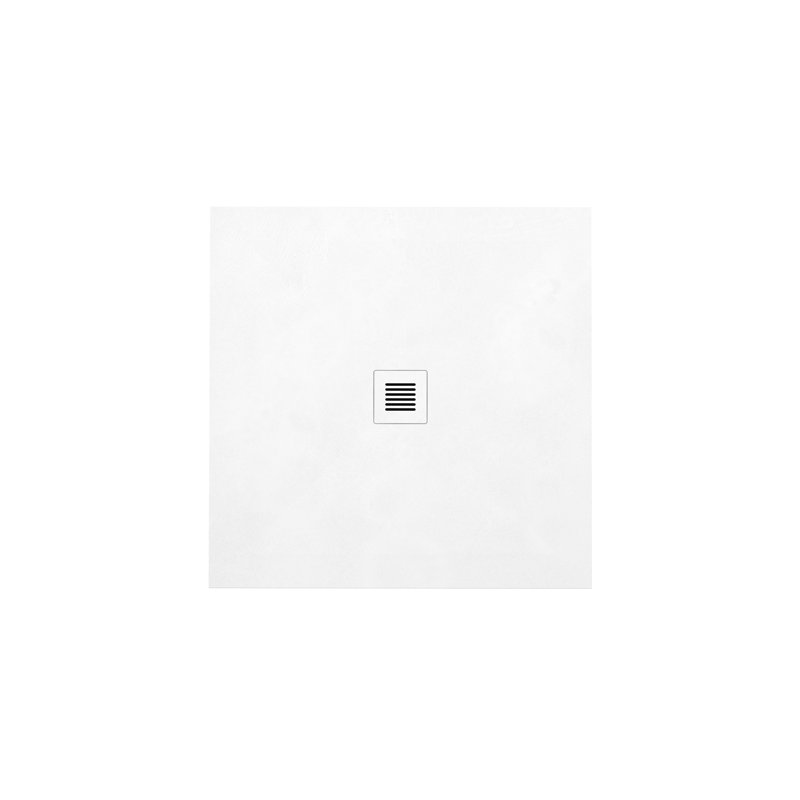 Feel 36'' W 36'' D Shower Base, White Concrete