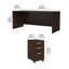 Bureau de direction Studio C avec classeur mobile-99299940-99299942