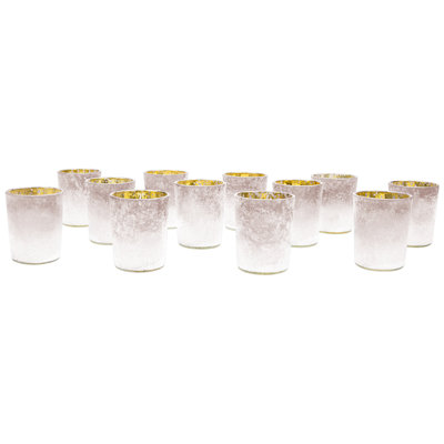 Frosted Glass Tabletop Votive Holder